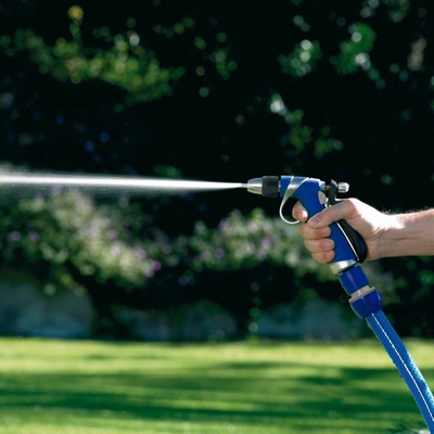 Pistola Riego Metalica Plus Tatay Conector Rapido